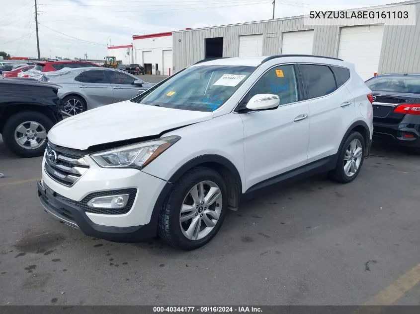 2014 Hyundai Santa Fe Sport VIN: 5XYZU3LA8EG161103 Lot: 40344177