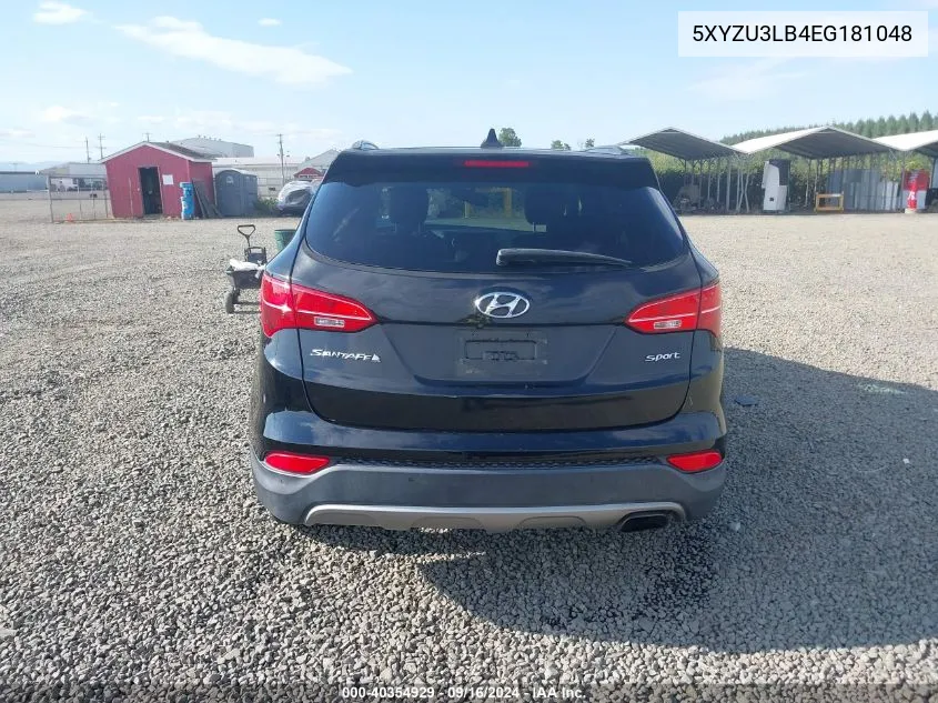 2014 Hyundai Santa Fe Sport 2.4L VIN: 5XYZU3LB4EG181048 Lot: 40354929