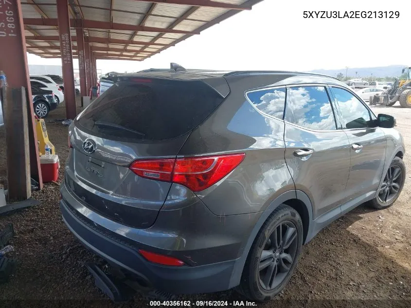 2014 Hyundai Santa Fe Sport 2.0L Turbo VIN: 5XYZU3LA2EG213129 Lot: 40356162