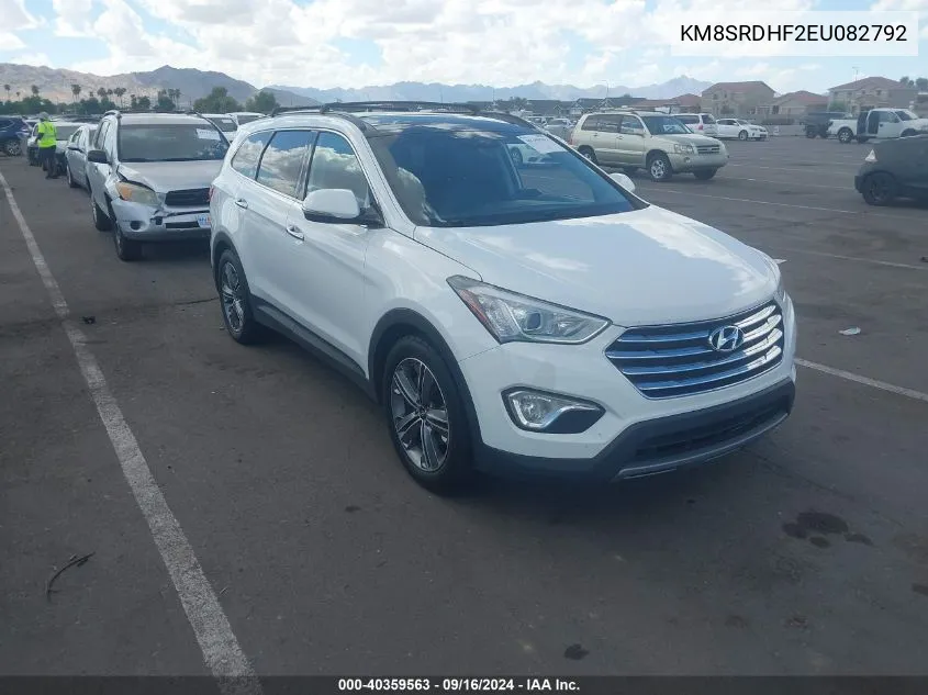 2014 Hyundai Santa Fe Limited VIN: KM8SRDHF2EU082792 Lot: 40359563