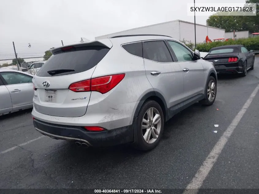 5XYZW3LA0EG171828 2014 Hyundai Santa Fe Sport