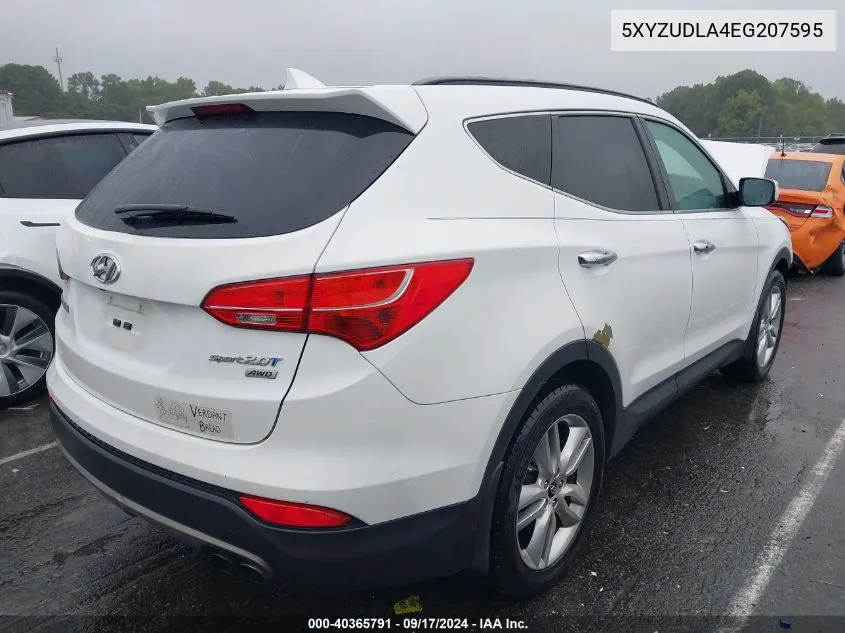 2014 Hyundai Santa Fe Sport VIN: 5XYZUDLA4EG207595 Lot: 40365791