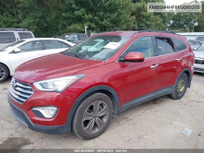 2014 Hyundai Santa Fe Gls VIN: KM8SM4HF8EU080205 Lot: 40383647