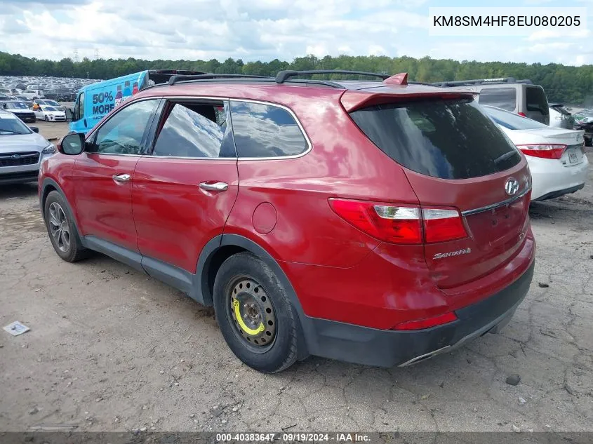 KM8SM4HF8EU080205 2014 Hyundai Santa Fe Gls