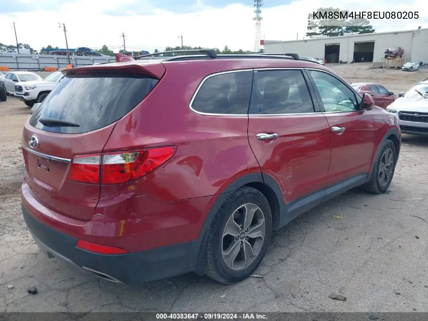 2014 Hyundai Santa Fe Gls VIN: KM8SM4HF8EU080205 Lot: 40383647