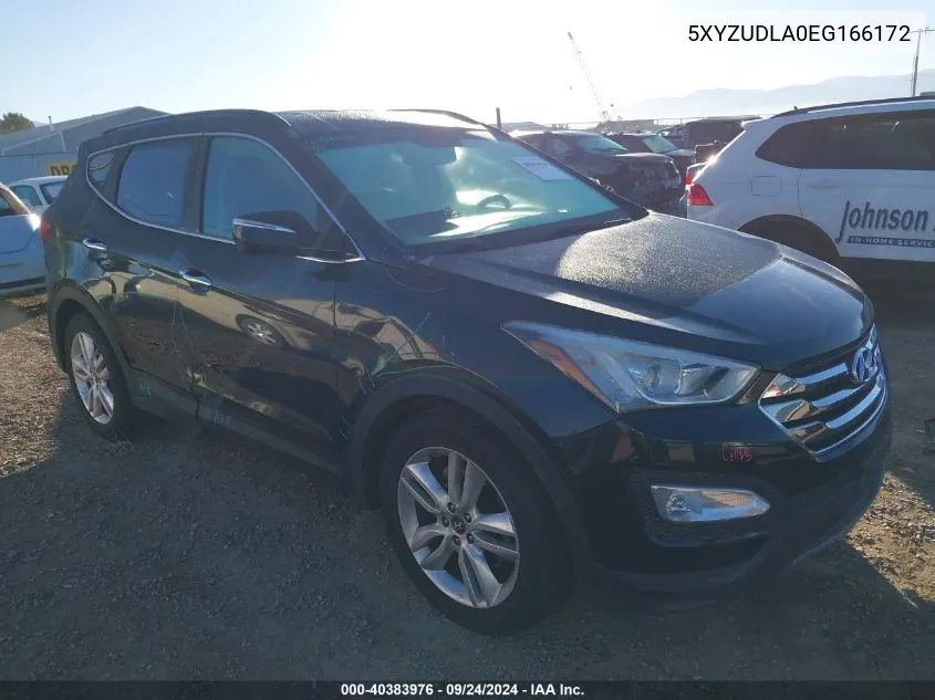 2014 Hyundai Santa Fe Sport 2.0L Turbo VIN: 5XYZUDLA0EG166172 Lot: 40383976