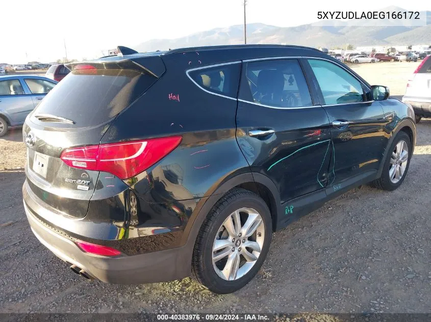 2014 Hyundai Santa Fe Sport 2.0L Turbo VIN: 5XYZUDLA0EG166172 Lot: 40383976