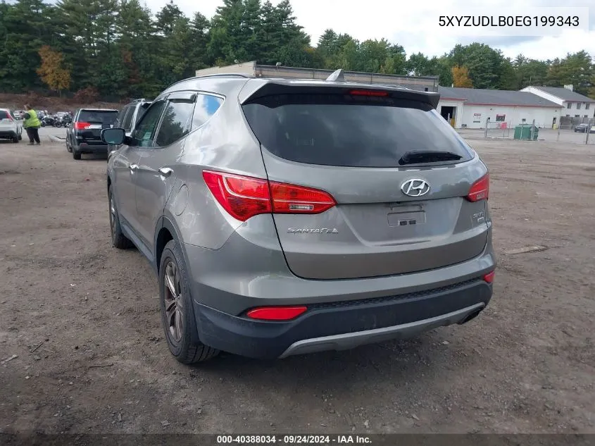 2014 Hyundai Santa Fe Sport 2.4L VIN: 5XYZUDLB0EG199343 Lot: 40388034