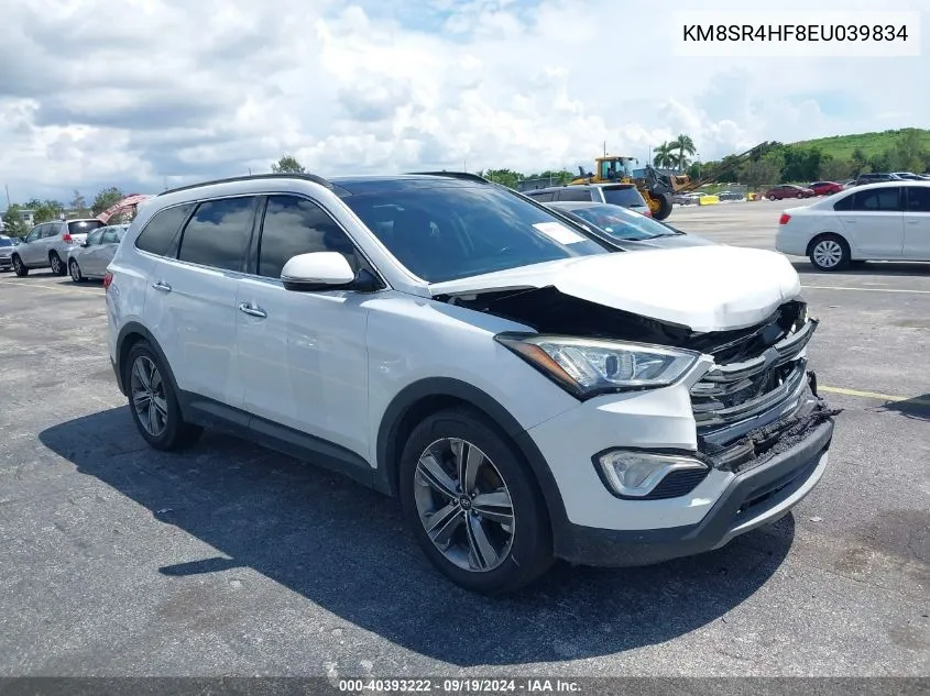 KM8SR4HF8EU039834 2014 Hyundai Santa Fe Limited