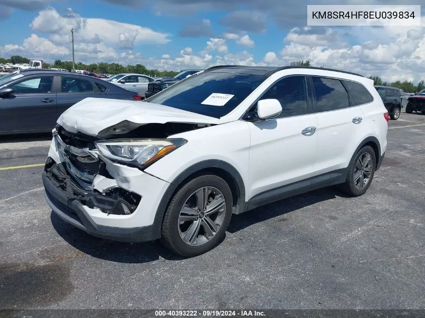 2014 Hyundai Santa Fe Limited VIN: KM8SR4HF8EU039834 Lot: 40393222