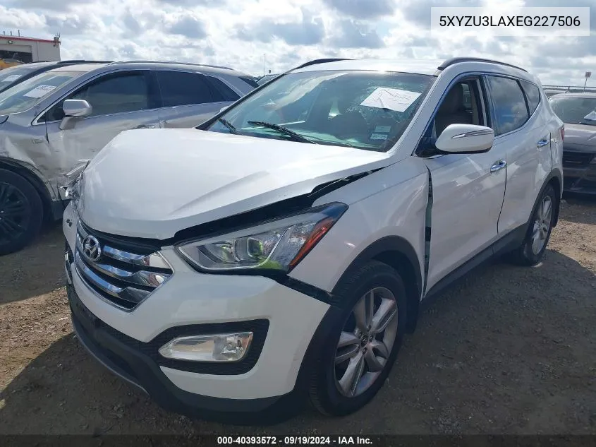 5XYZU3LAXEG227506 2014 Hyundai Santa Fe Sport 2.0L Turbo