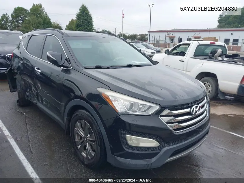 2014 Hyundai Santa Fe Sport 2.4L VIN: 5XYZU3LB2EG204830 Lot: 40406465