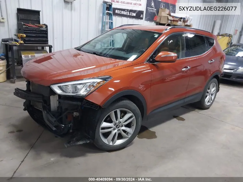 5XYZUDLA0EG226077 2014 Hyundai Santa Fe Sport 2.0L Turbo