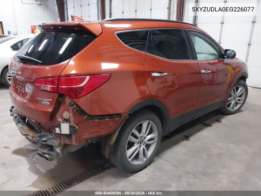 5XYZUDLA0EG226077 2014 Hyundai Santa Fe Sport 2.0L Turbo