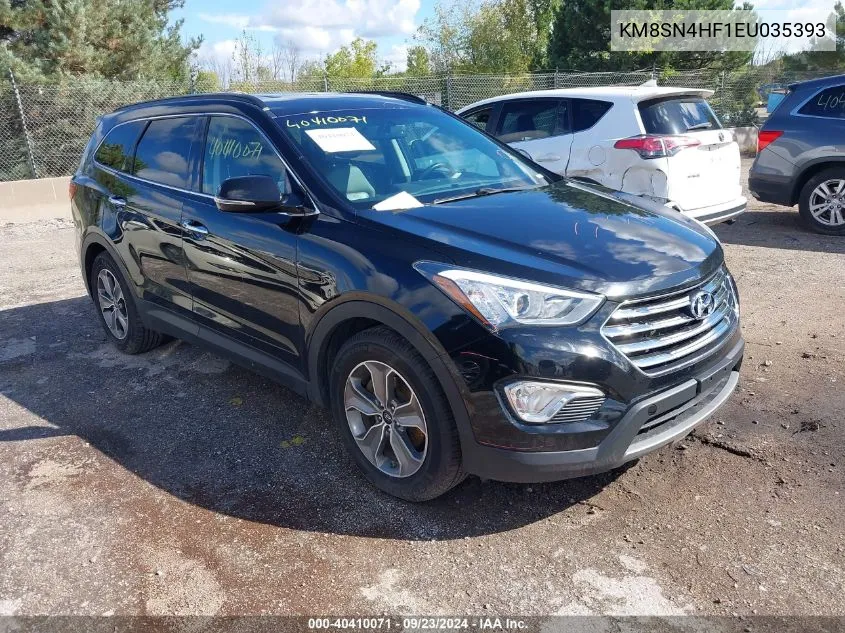 2014 Hyundai Santa Fe Gls VIN: KM8SN4HF1EU035393 Lot: 40410071