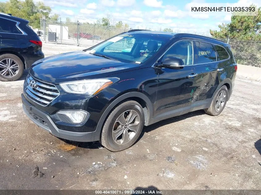 2014 Hyundai Santa Fe Gls VIN: KM8SN4HF1EU035393 Lot: 40410071