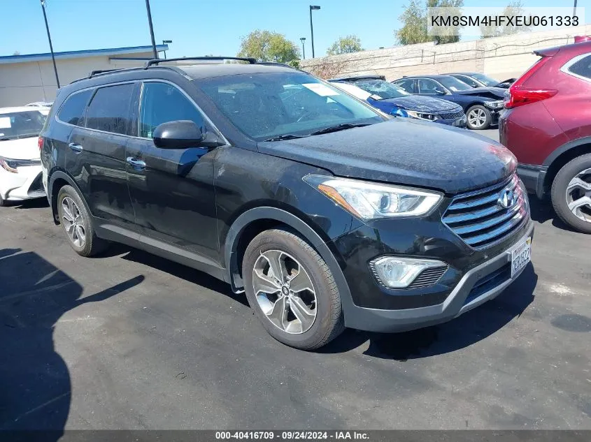 2014 Hyundai Santa Fe Gls VIN: KM8SM4HFXEU061333 Lot: 40416709