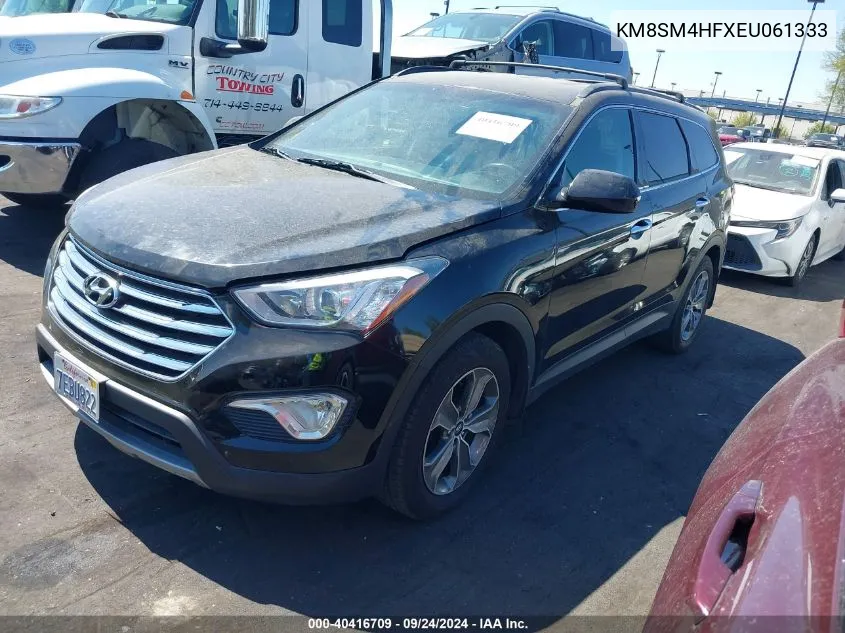 2014 Hyundai Santa Fe Gls VIN: KM8SM4HFXEU061333 Lot: 40416709