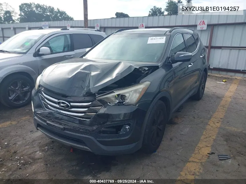 5XYZU3LB1EG194257 2014 Hyundai Santa Fe Sport 2.4L