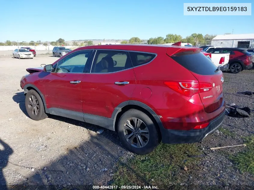 2014 Hyundai Santa Fe Sport 2.4L VIN: 5XYZTDLB9EG159183 Lot: 40442517