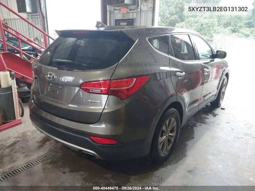 2014 Hyundai Santa Fe Sport 2.4L VIN: 5XYZT3LB2EG131302 Lot: 40449478