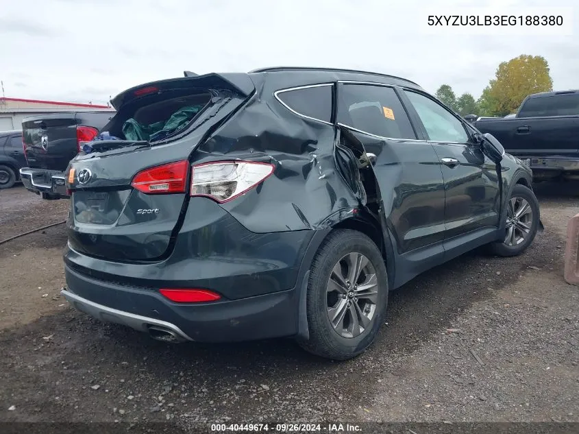 5XYZU3LB3EG188380 2014 Hyundai Santa Fe Sport 2.4L