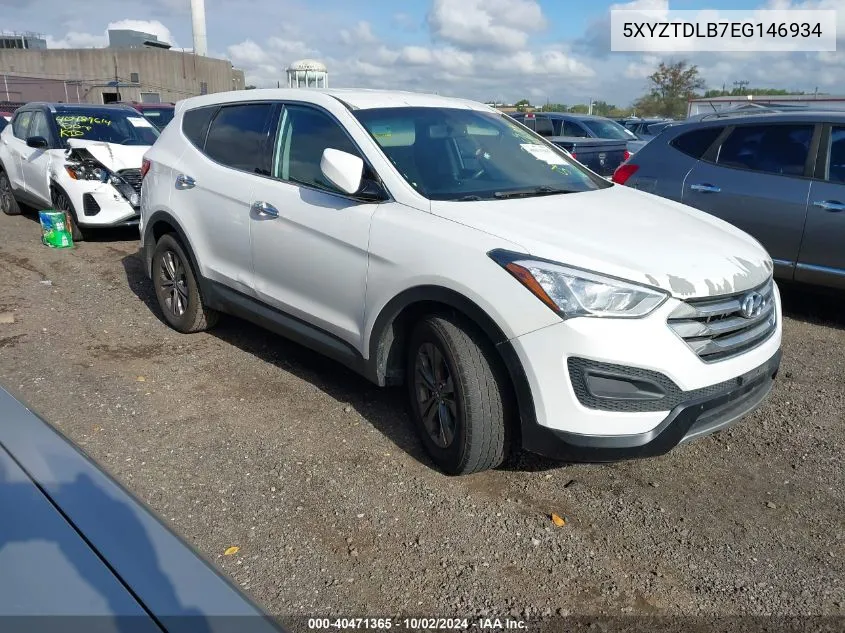 5XYZTDLB7EG146934 2014 Hyundai Santa Fe Sport 2.4L