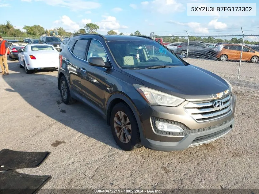 2014 Hyundai Santa Fe Sport 2.4L VIN: 5XYZU3LB7EG173302 Lot: 40472211