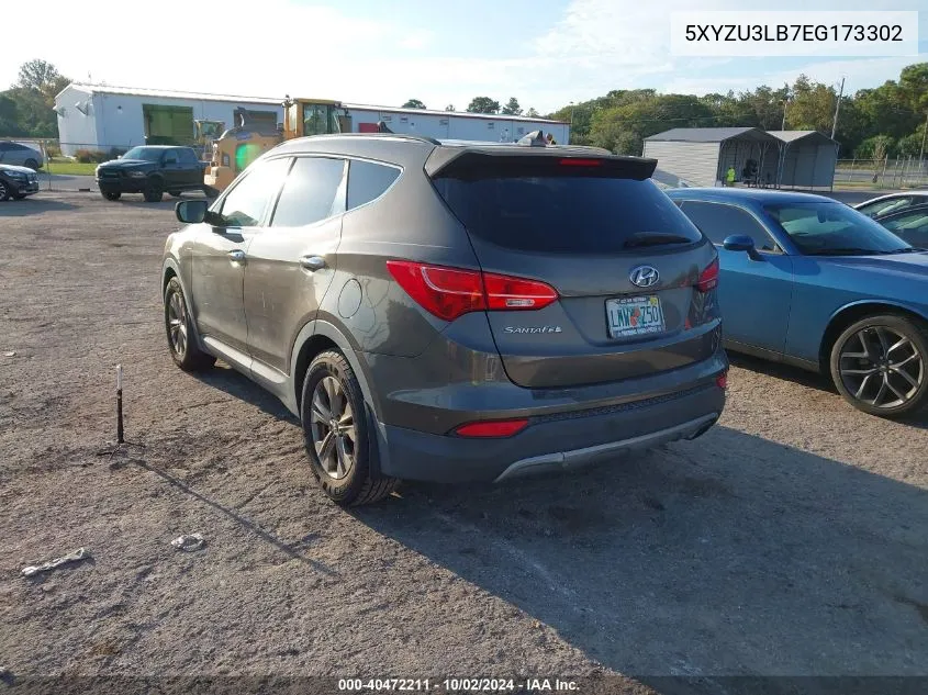 5XYZU3LB7EG173302 2014 Hyundai Santa Fe Sport 2.4L