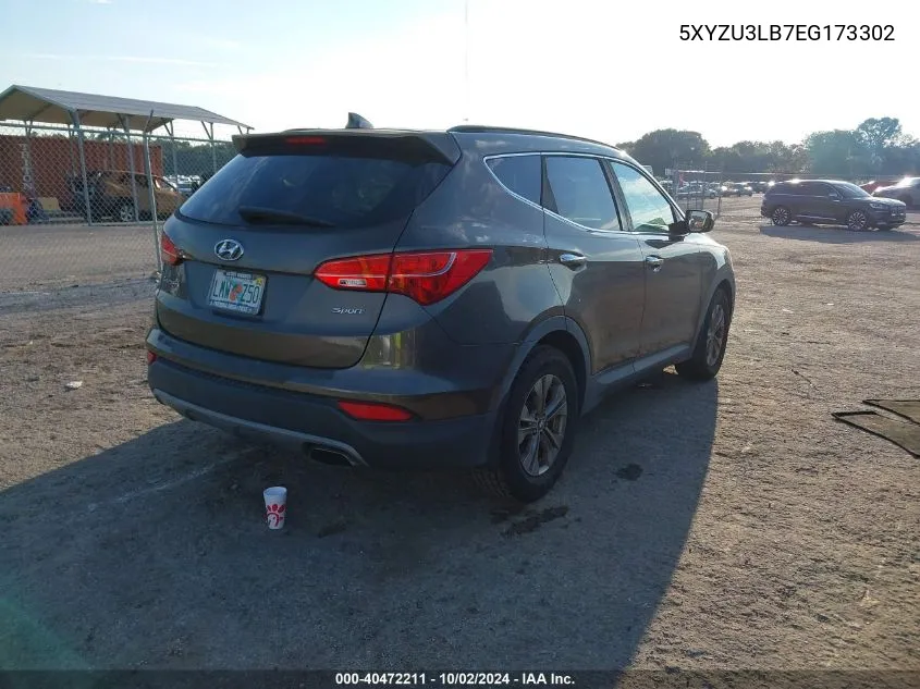 5XYZU3LB7EG173302 2014 Hyundai Santa Fe Sport 2.4L