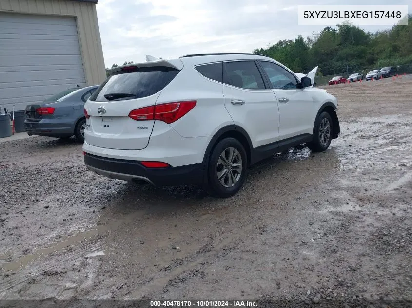 2014 Hyundai Santa Fe Sport 2.4L VIN: 5XYZU3LBXEG157448 Lot: 40478170