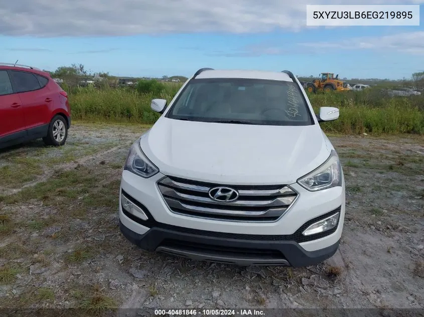 2014 Hyundai Santa Fe Sport VIN: 5XYZU3LB6EG219895 Lot: 40481846