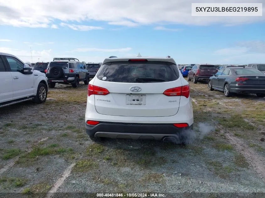 2014 Hyundai Santa Fe Sport VIN: 5XYZU3LB6EG219895 Lot: 40481846