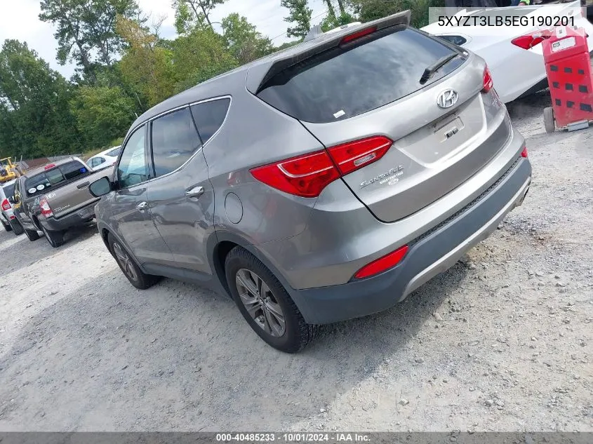 5XYZT3LB5EG190201 2014 Hyundai Santa Fe Sport 2.4L