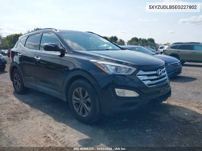 2014 Hyundai Santa Fe Sport 2.4L VIN: 5XYZUDLB5EG227802 Lot: 40495333