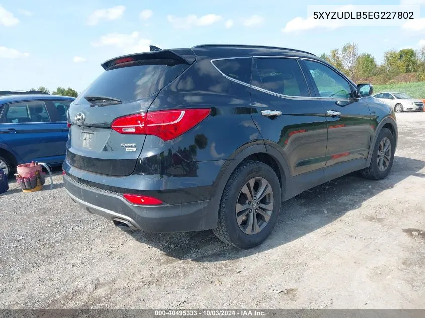 2014 Hyundai Santa Fe Sport 2.4L VIN: 5XYZUDLB5EG227802 Lot: 40495333