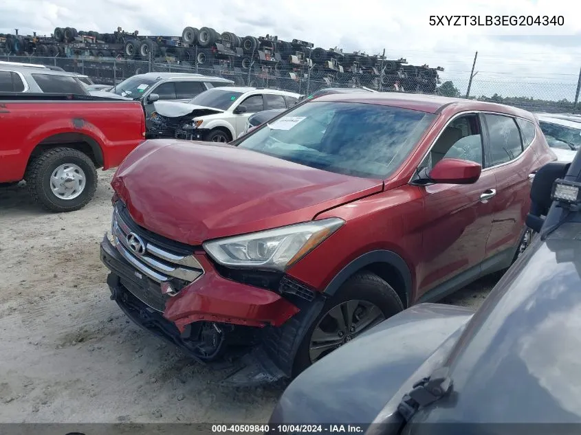 5XYZT3LB3EG204340 2014 Hyundai Santa Fe Sport 2.4L