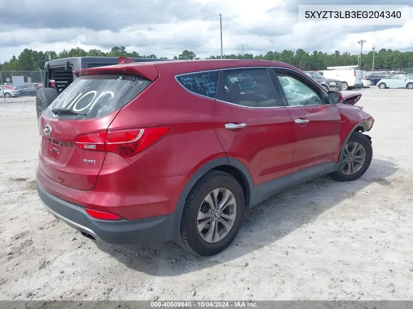 5XYZT3LB3EG204340 2014 Hyundai Santa Fe Sport 2.4L