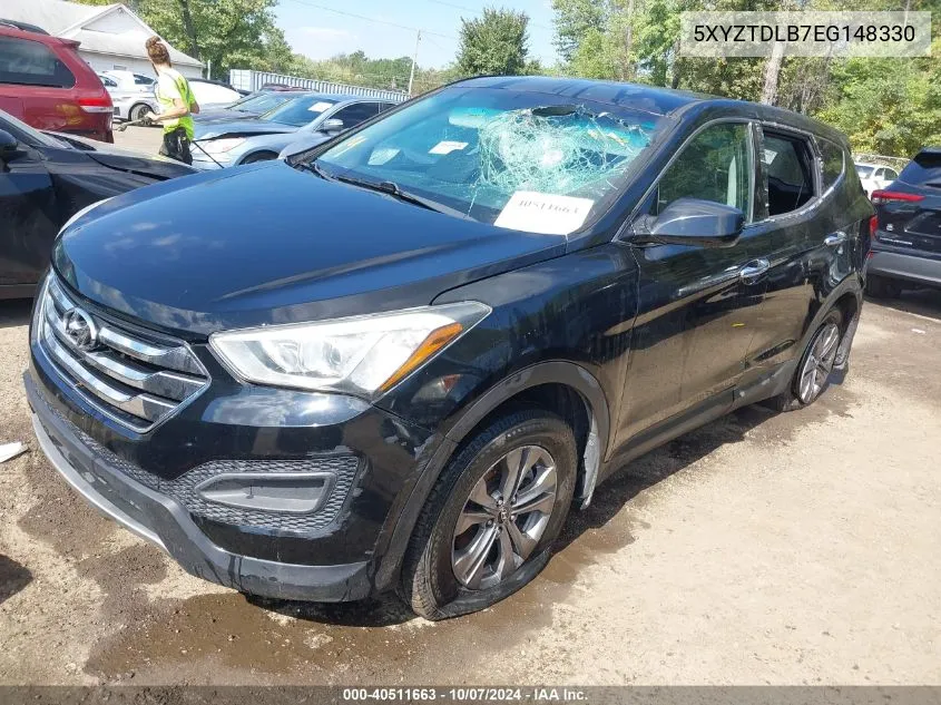 2014 Hyundai Santa Fe Sport 2.4L VIN: 5XYZTDLB7EG148330 Lot: 40511663