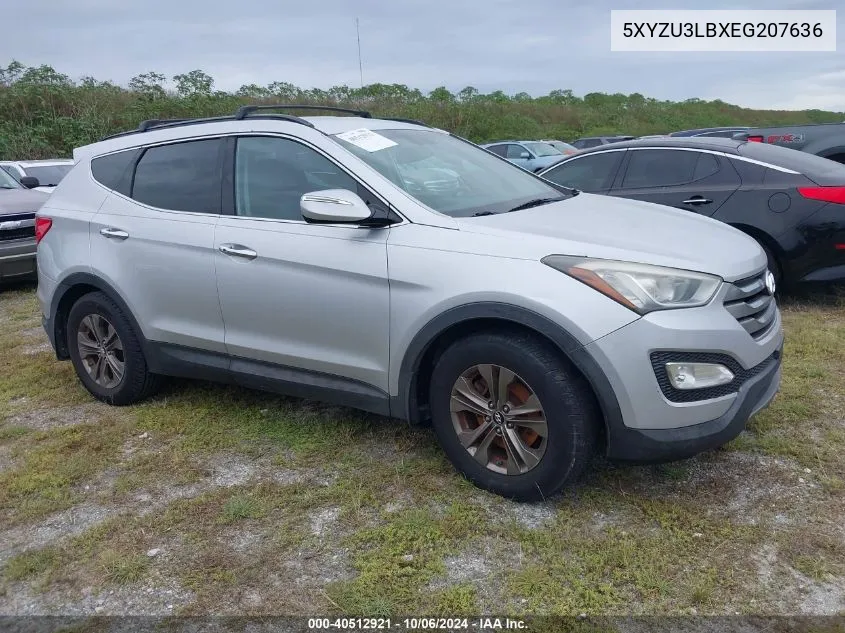 2014 Hyundai Santa Fe Sport VIN: 5XYZU3LBXEG207636 Lot: 40512921