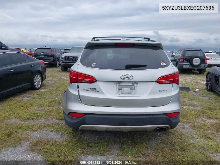 2014 Hyundai Santa Fe Sport VIN: 5XYZU3LBXEG207636 Lot: 40512921