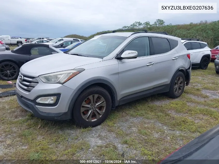 2014 Hyundai Santa Fe Sport VIN: 5XYZU3LBXEG207636 Lot: 40512921