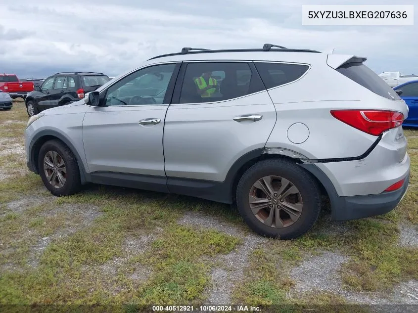 2014 Hyundai Santa Fe Sport VIN: 5XYZU3LBXEG207636 Lot: 40512921