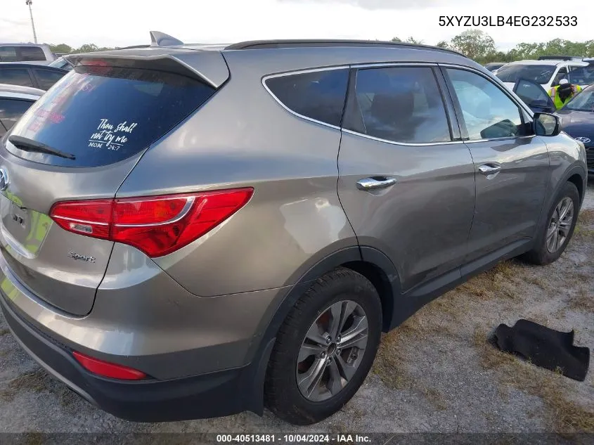 5XYZU3LB4EG232533 2014 Hyundai Santa Fe Sport 2.4L