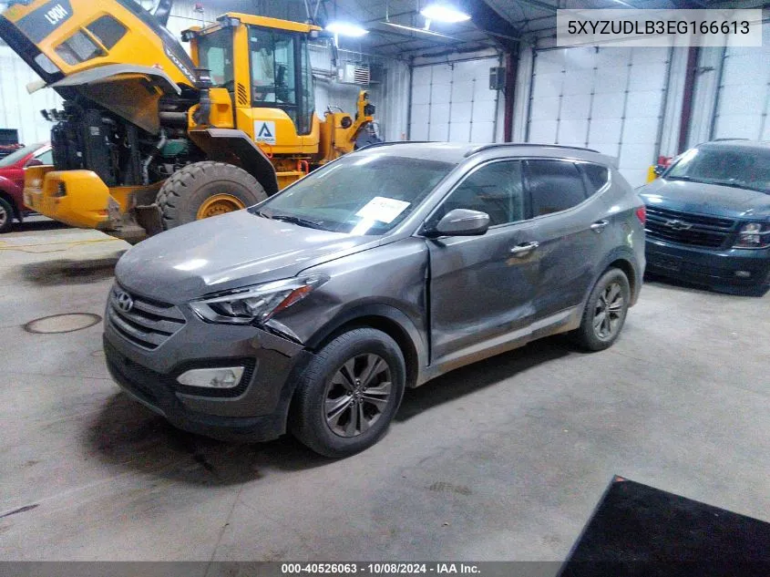 2014 Hyundai Santa Fe Sport VIN: 5XYZUDLB3EG166613 Lot: 40526063