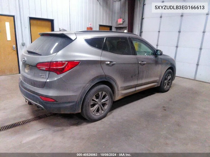 2014 Hyundai Santa Fe Sport VIN: 5XYZUDLB3EG166613 Lot: 40526063