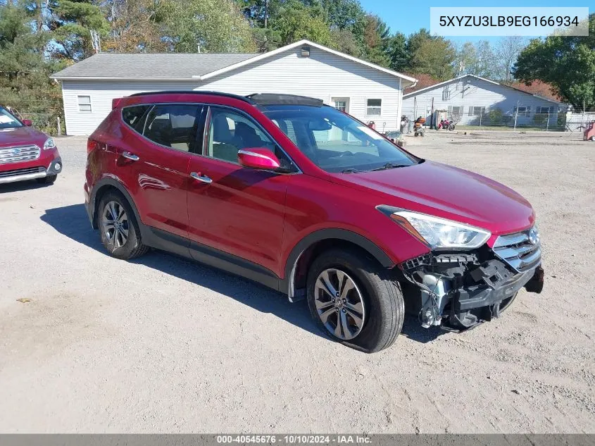 2014 Hyundai Santa Fe Sport 2.4L VIN: 5XYZU3LB9EG166934 Lot: 40545676