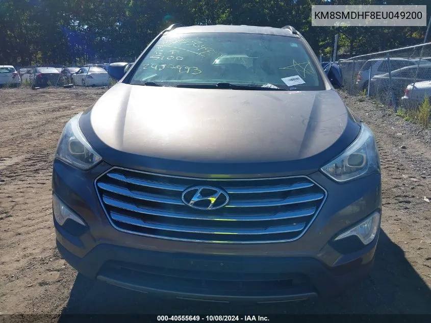 2014 Hyundai Santa Fe Gls VIN: KM8SMDHF8EU049200 Lot: 40555649