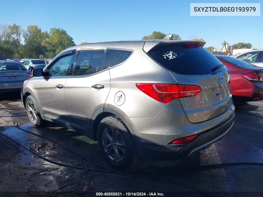 5XYZTDLB0EG193979 2014 Hyundai Santa Fe Sport