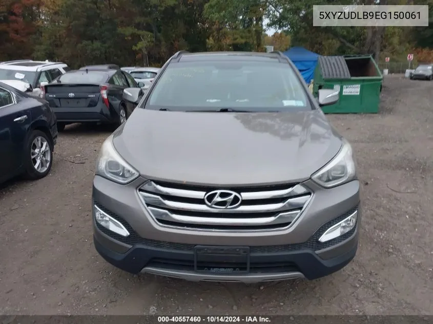 2014 Hyundai Santa Fe Sport 2.4L VIN: 5XYZUDLB9EG150061 Lot: 40557460